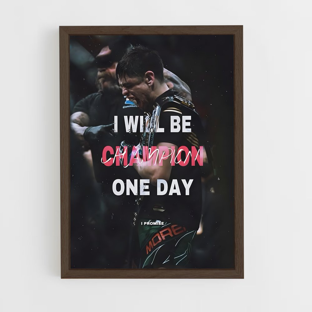 Poster I Will Be – affiche MMA (vue 5)